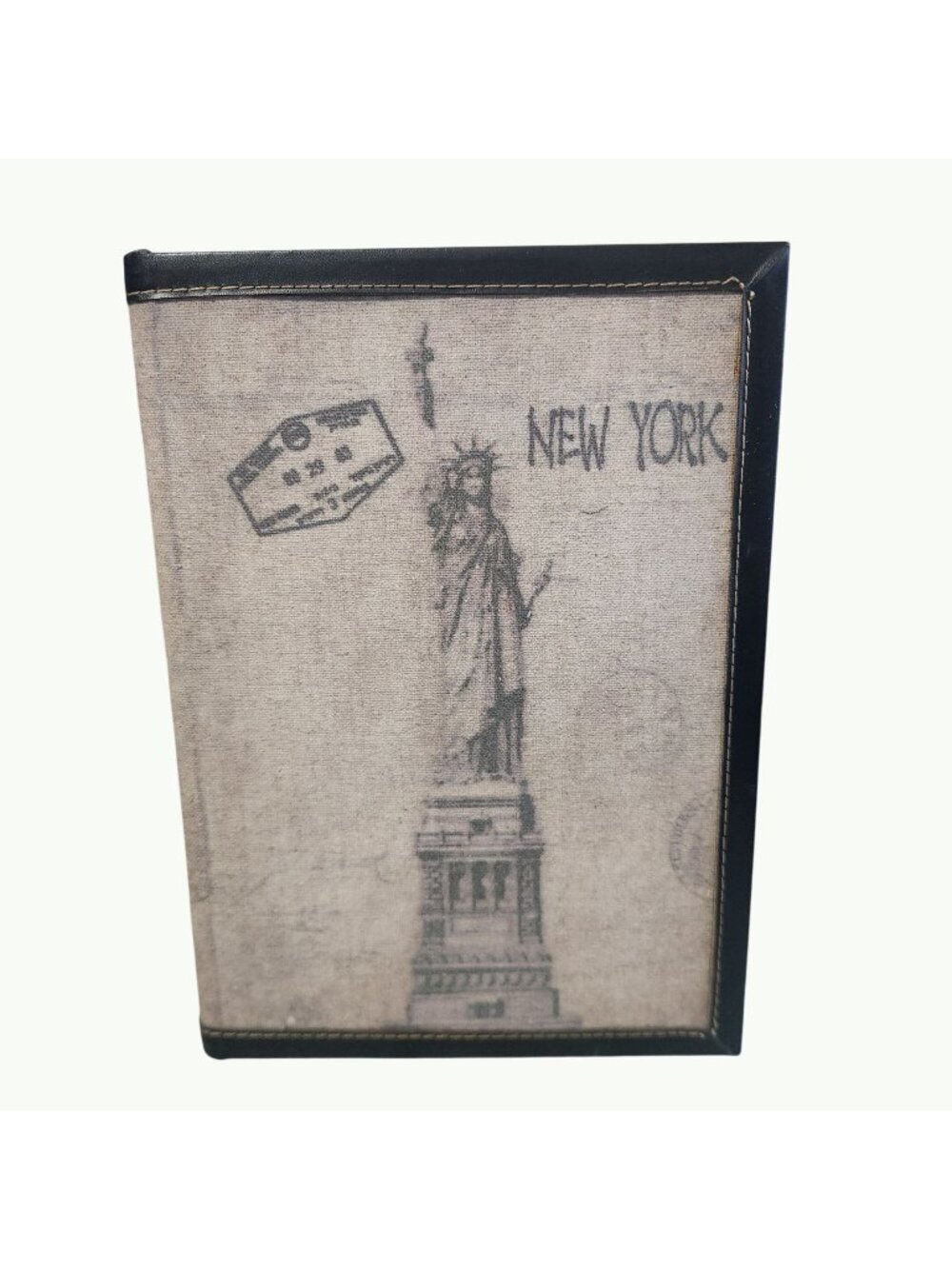 New York-Themed Decorative Book Vault with Statue of Liberty 12" X 8.5" X 2.5"
